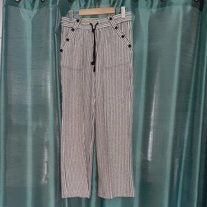 Jolt Wide leg linen blend pull on pants size 9 (Junior)